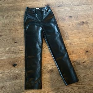 ARITIZIA SIZE 2 LEATHER PANTS